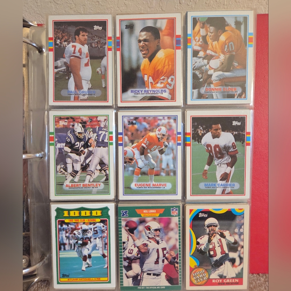 Vintage Football Trading Card Collection